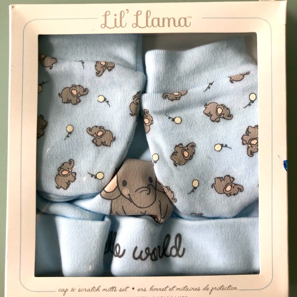 Lil Llama cap & Mitts set - Picture 1 of 5